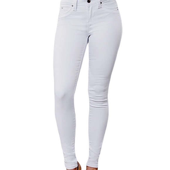 YMI size 3 wannabettabutt? all white skinny jeans, vintage, great condition - Picture 1 of 16